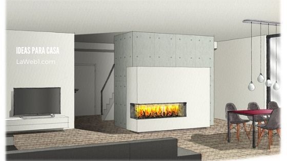 Ideas para estufas a leña 6 Ideas para chimeneas y estufas a leña