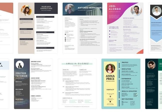Descarga Modelos de Currículum 5 modelos de curriculum vitae